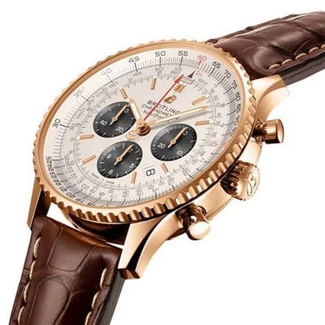 breitling ab0121c4|navitimer 01 43mm ammo strap.